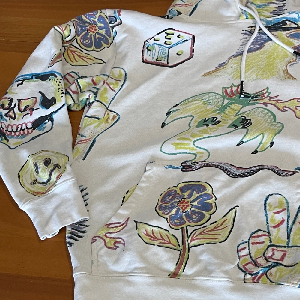 Chinatown Market & Smile hoodie, Hype x Market x Streetwear, Size Large - Picture 12 of 15